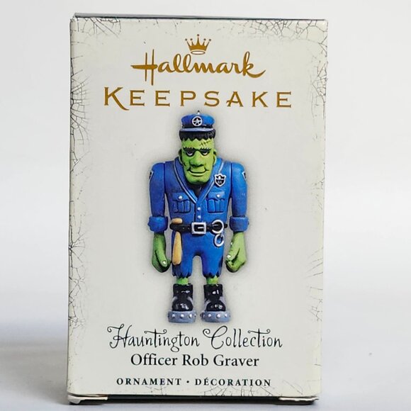 Hallmark Keepsake Ornament Officer Rob Graver Hauntington Collection - Picture 2 of 10